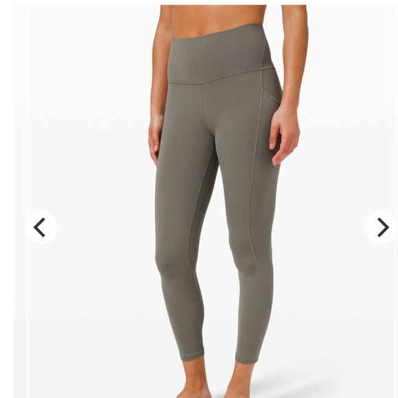 lululemon athletica Pants - Lululemon “HR Align 7/8 Pant with Pockets 25” in Grey Sage